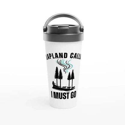 Lapland Calls - Sled Edition - Stainless Steel Travel Mug - Rather Be In Finland