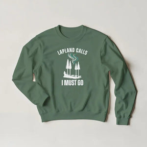 Photo du produit : sweat-shirt au motif « Lapland Calls - Sled edition » de Rather Be in Finland
