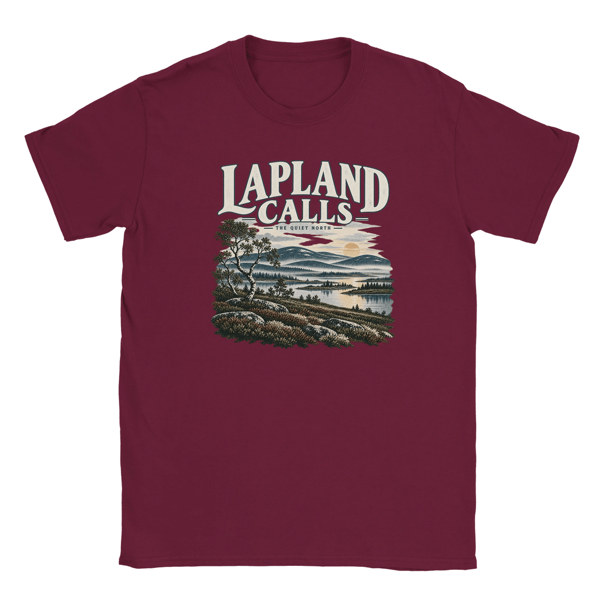 Lapland Calls “The Quiet North” - T-shirt - Rather Be In Finland