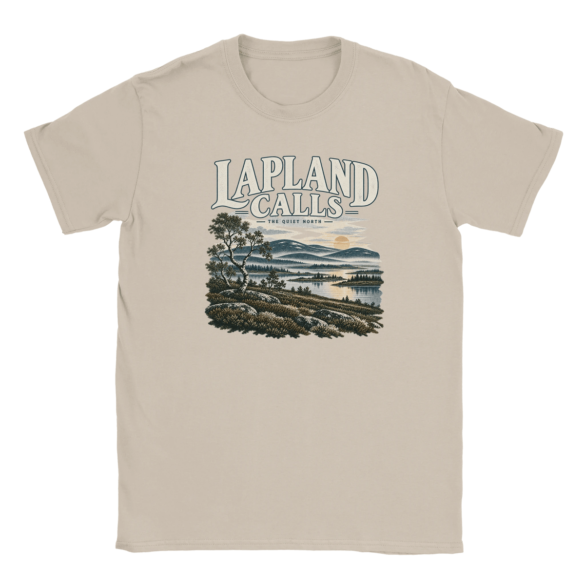 Lapland Calls “The Quiet North” - T-shirt - Rather Be In Finland