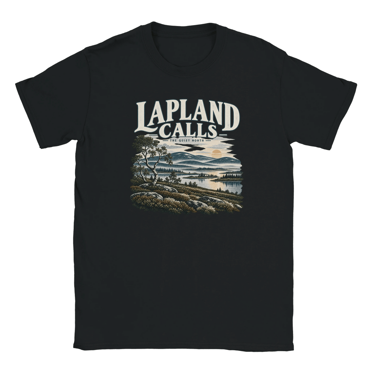 Lapland Calls “The Quiet North” - T-shirt - Rather Be In Finland