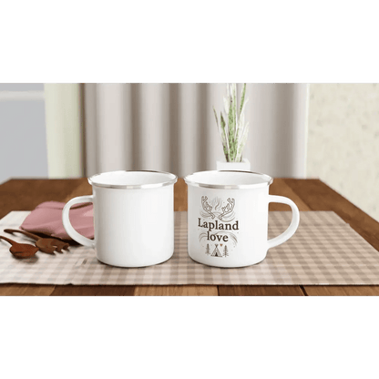 Lapland Love - Enamel Mug - Rather Be In Finland
