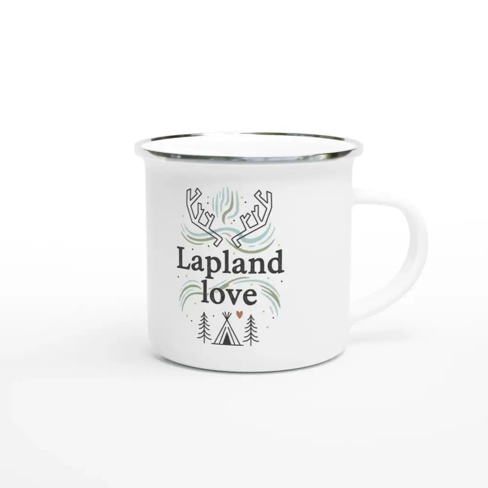 Lapland Love - Enamel Mug - Rather Be In Finland