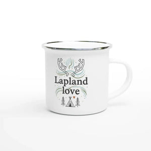 Photo du produit : mug émaillé au motif « Lapland Love » de Rather Be in Finland