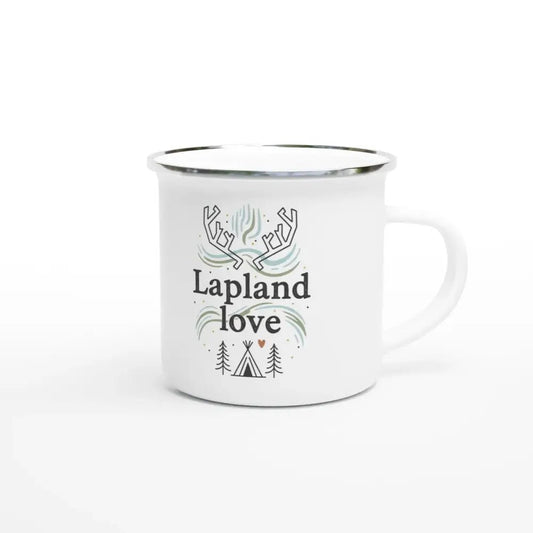 Lapland Love - Enamel Mug - Rather Be In Finland