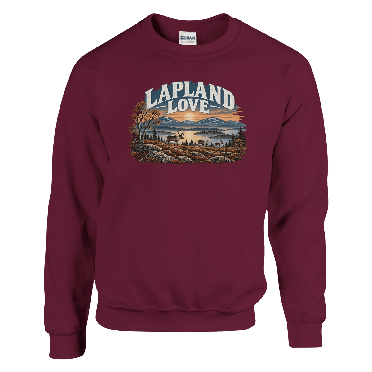 Photo du produit : sweat-shirt au motif « Lapland Love Finnish Reindeer » de Rather Be in Finland