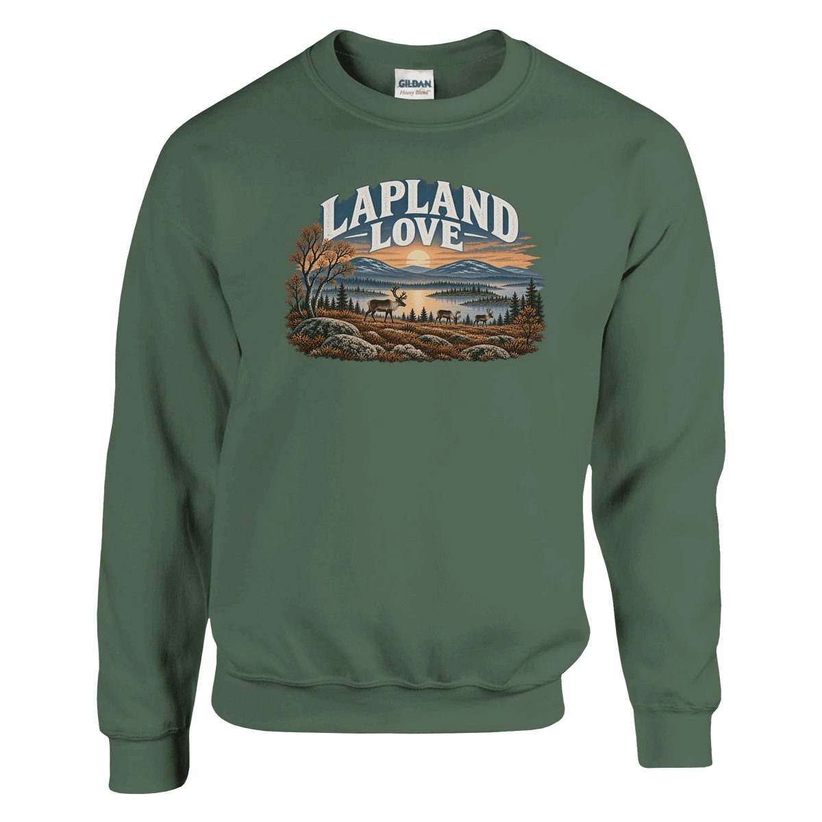 Photo du produit : sweat-shirt au motif « Lapland Love Finnish Reindeer » de Rather Be in Finland
