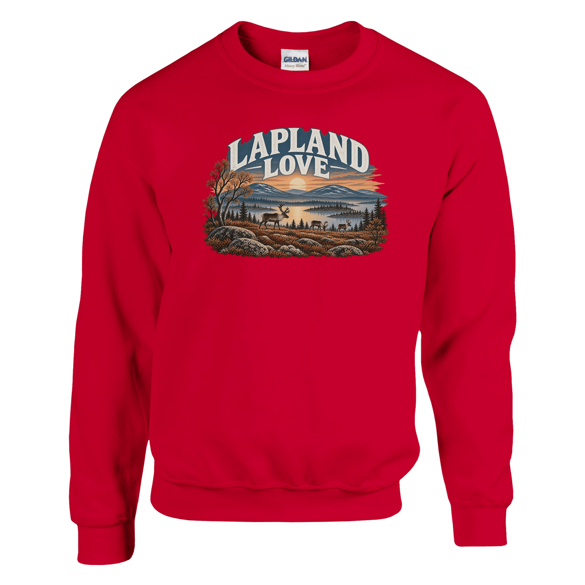 Photo du produit : sweat-shirt au motif « Lapland Love Finnish Reindeer » de Rather Be in Finland