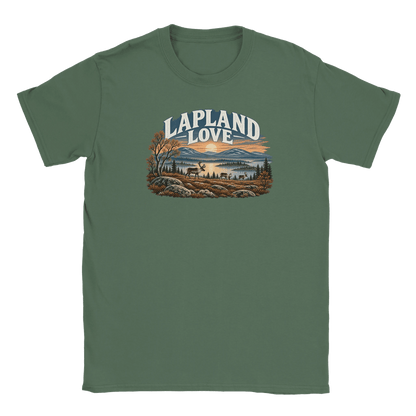 Lapland Love Finnish Reindeer - T-shirt - Rather Be In Finland