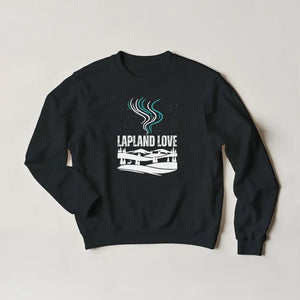 Photo du produit : sweat-shirt au motif « Lapland Love - Northern Lights » de Rather Be in Finland