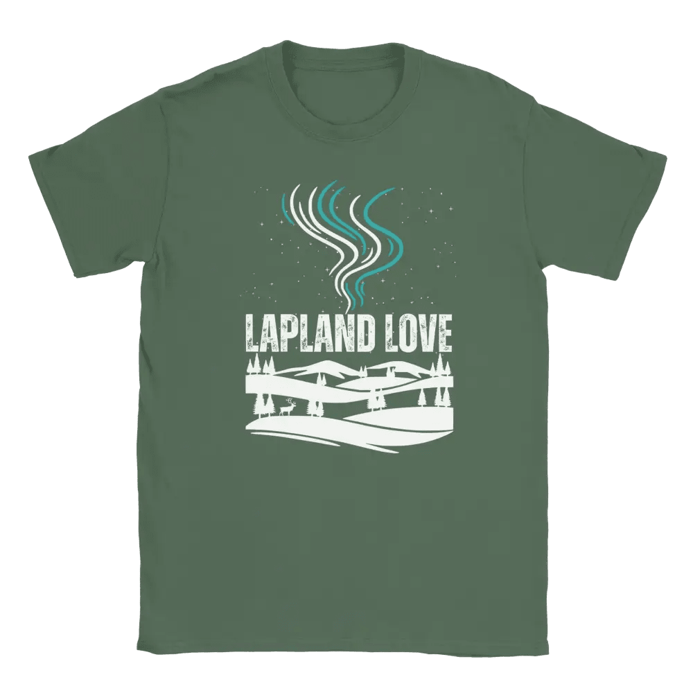 Lapland Love - Northern Lights - T-shirt - Rather Be In Finland