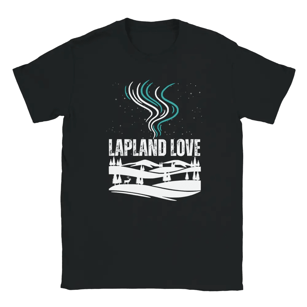 Lapland Love - Northern Lights - T-shirt - Rather Be In Finland