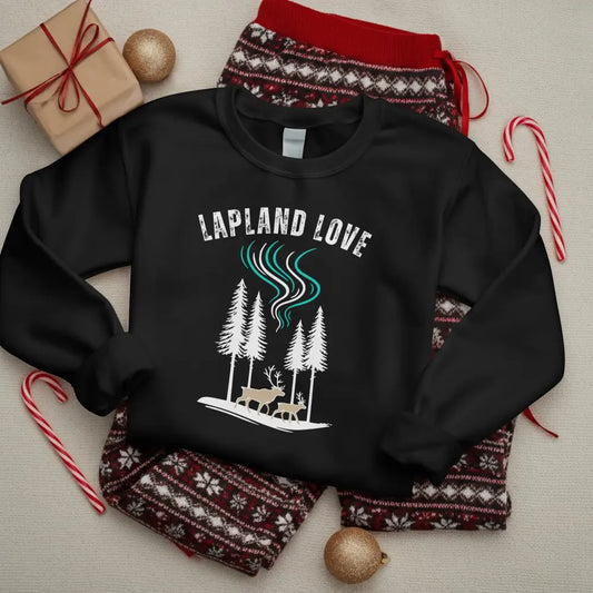 Lapland Love – Sweatshirt - Print Material - Rather Be In Finland