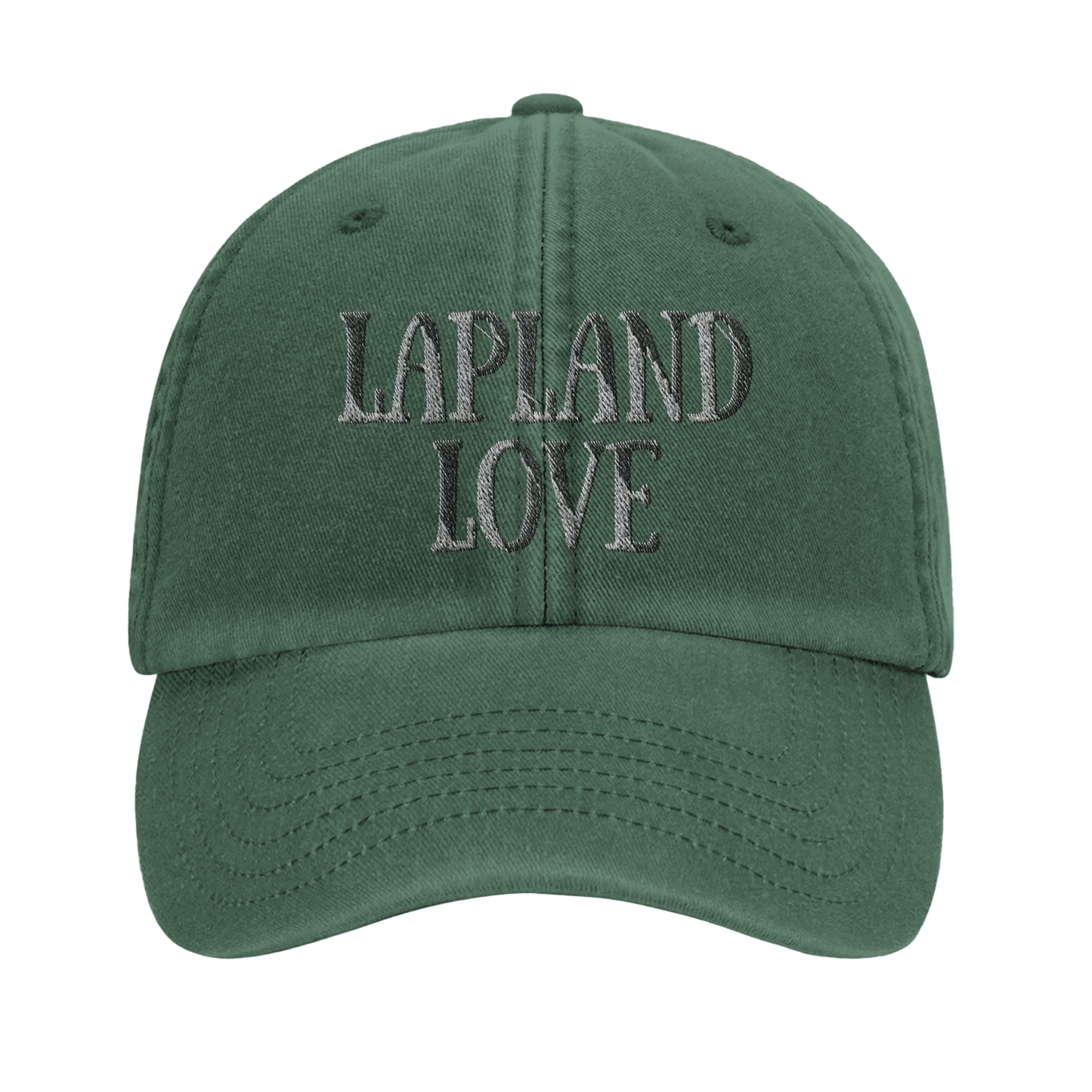 Lapland Love - Vintage Cotton Dad Hat - Rather Be In Finland