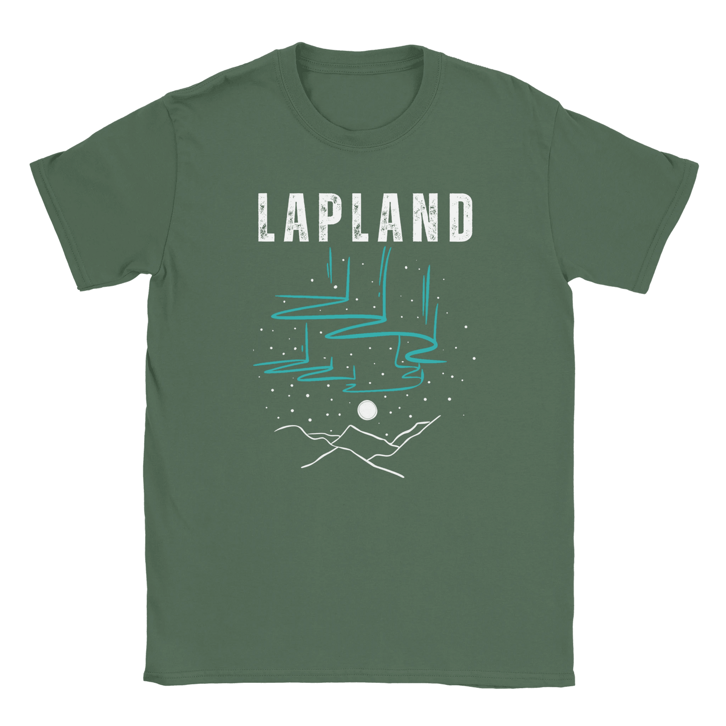 Lapland Northern Lights - T-shirt - Rather Be In Finland