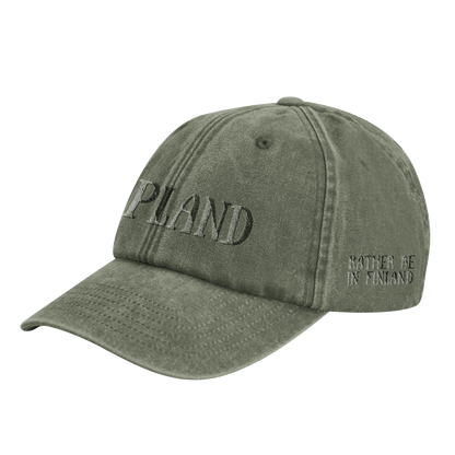 Lapland - Vintage Cotton Dad Hat - Rather Be In Finland