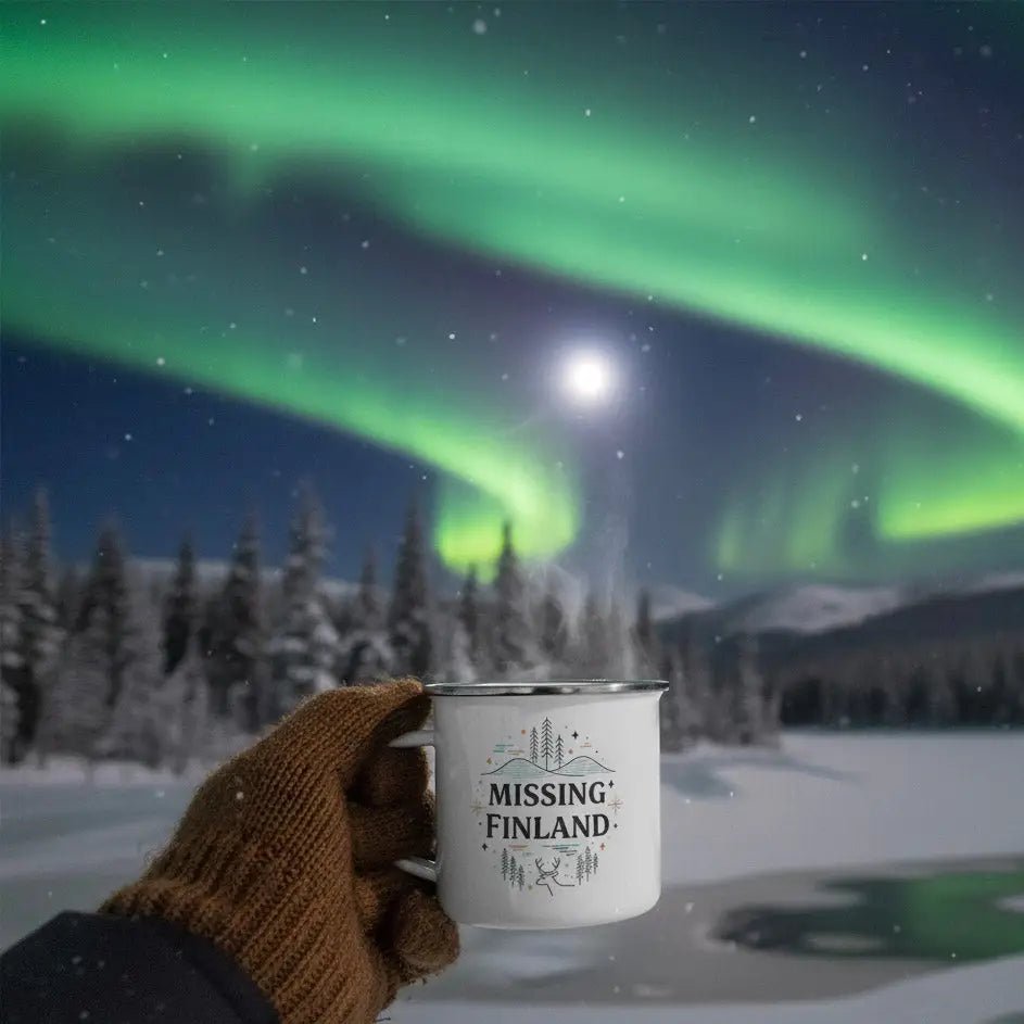 Missing Finland - Enamel Mug - Rather Be In Finland