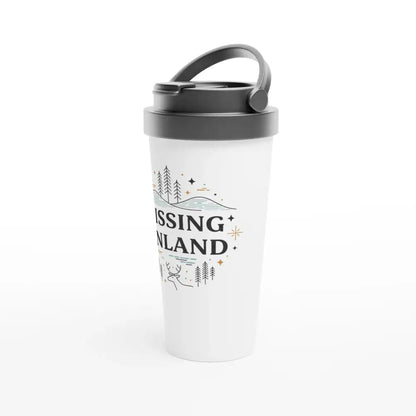 Missing Finland - Stainless Steel Travel Mug - Rather Be In Finland