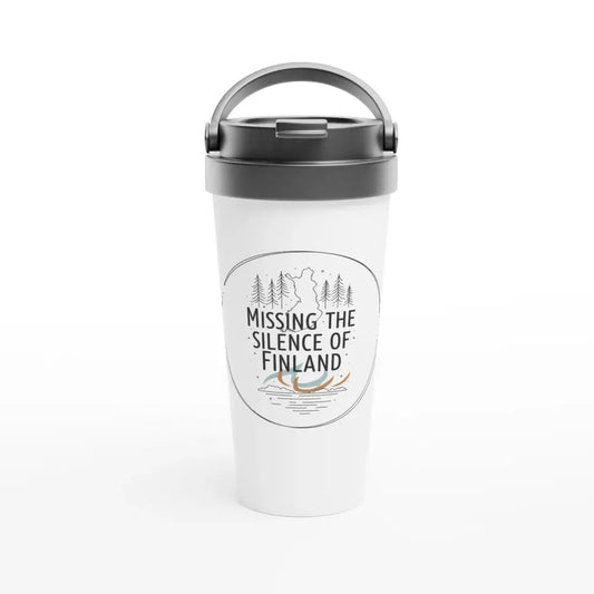 Missing The Silence Of Finland - Stainless Steel Travel Mug - Rather Be In Finland