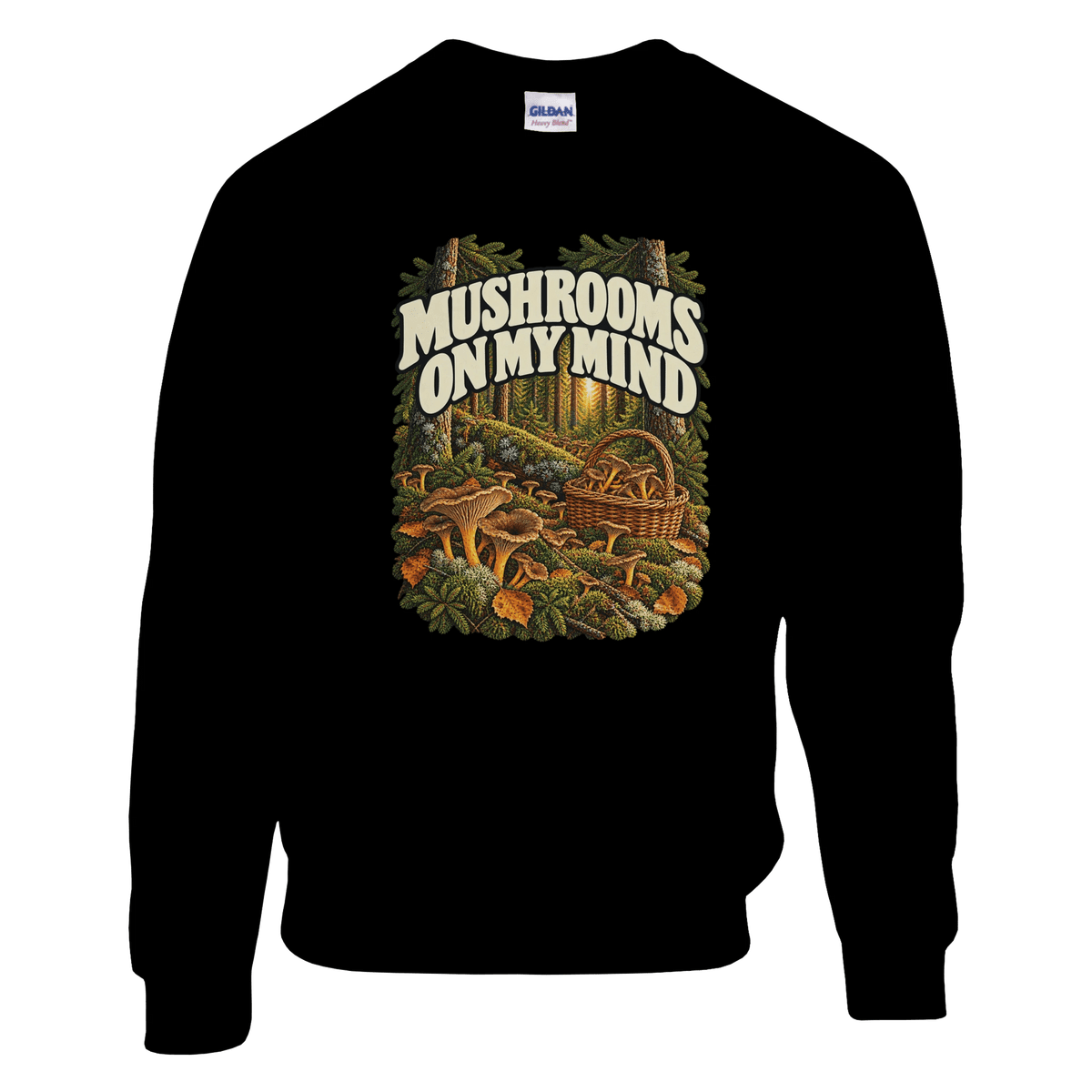 Mushrooms On My Mind - Sweatshirt - Rather Be In Finland