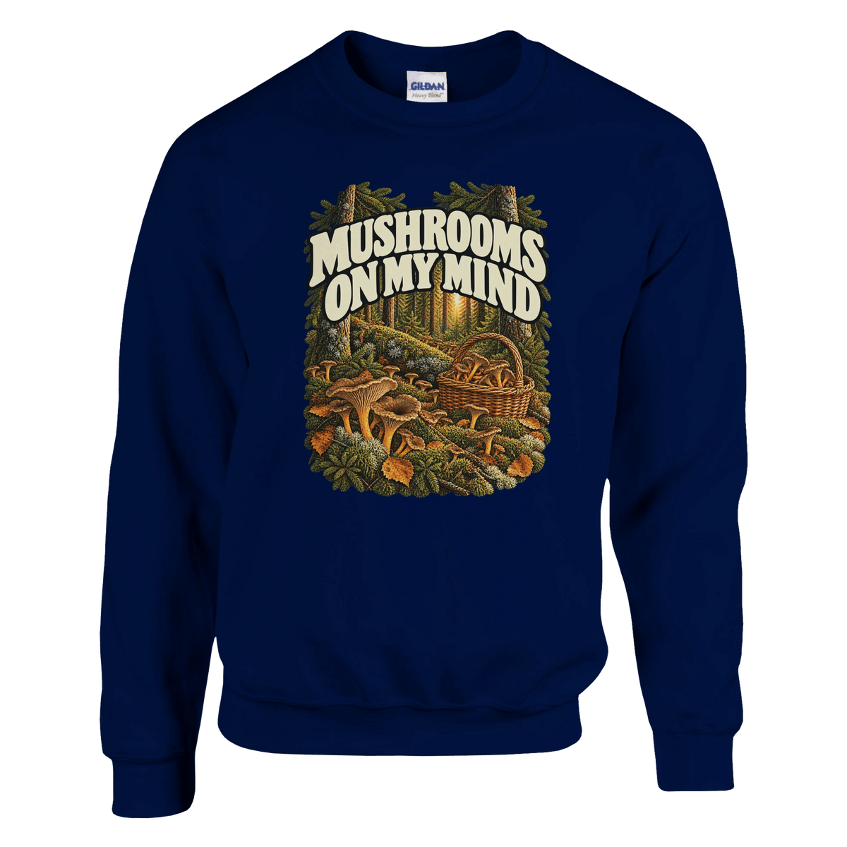 Mushrooms On My Mind - Sweatshirt - Rather Be In Finland