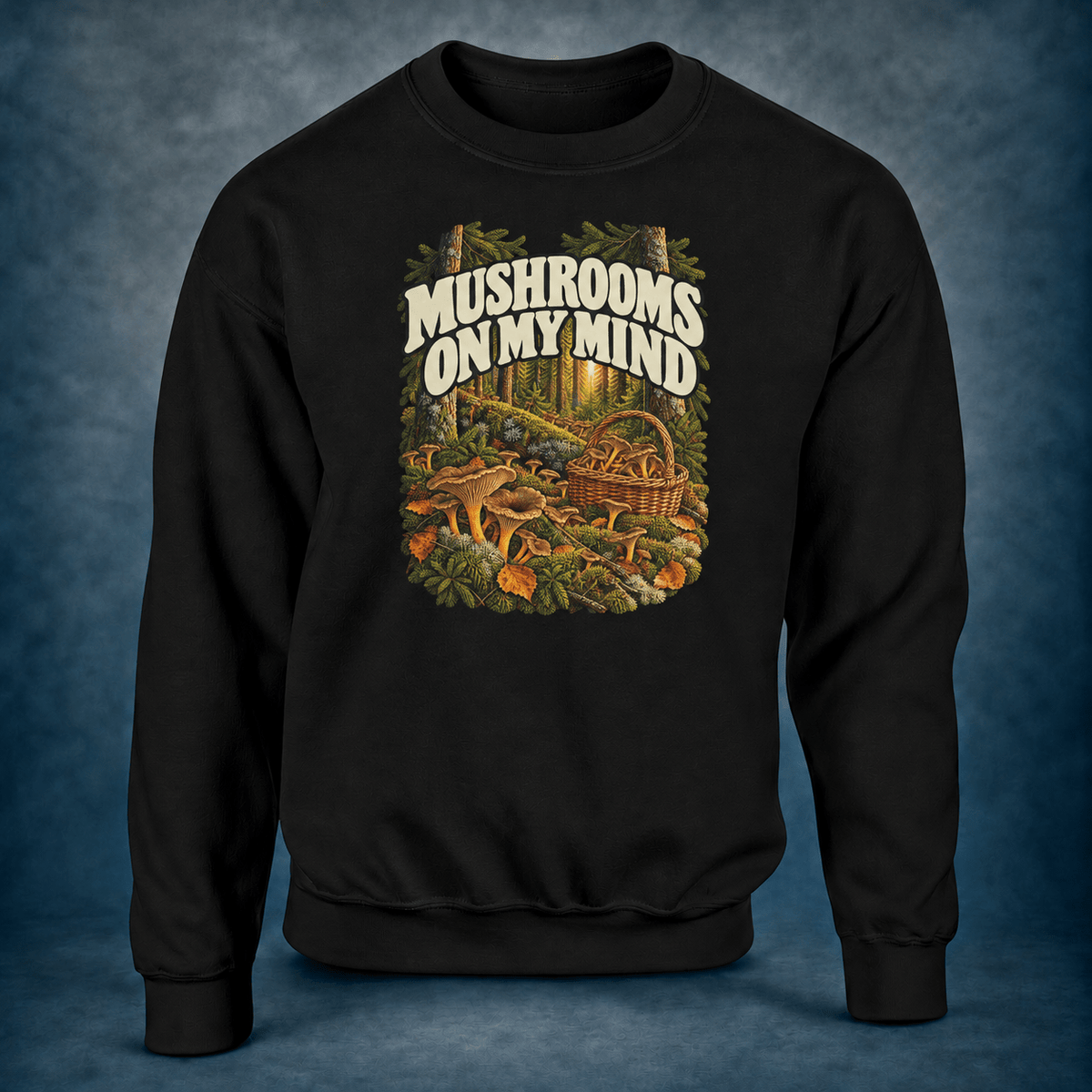 Mushrooms On My Mind - Sweatshirt - Rather Be In Finland