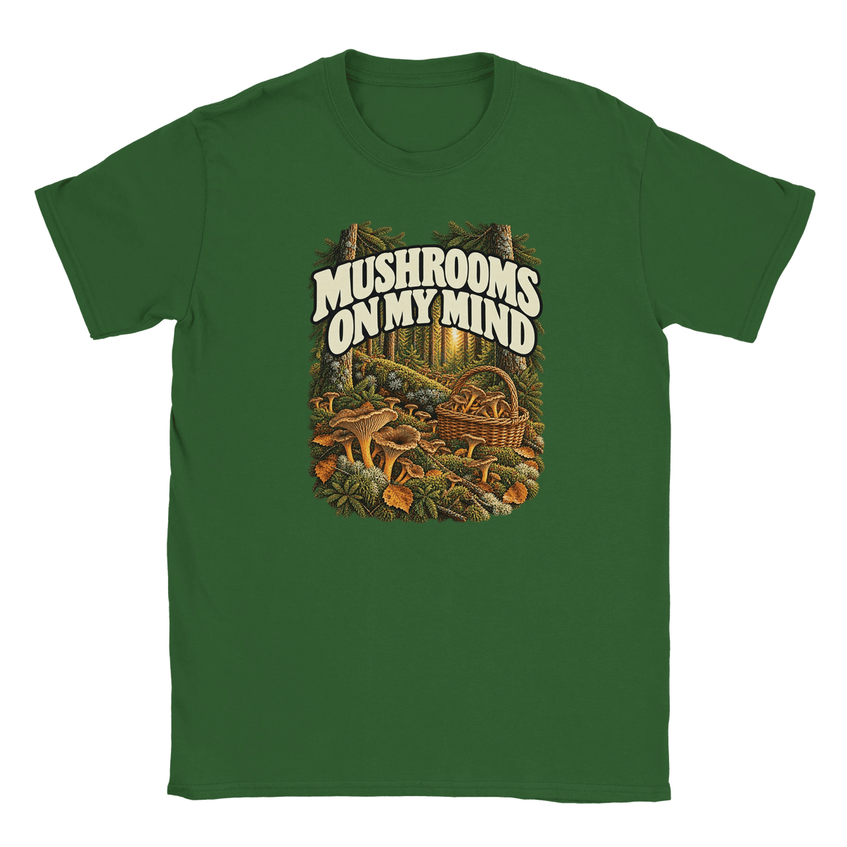 Mushrooms On My Mind - T-shirt - Rather Be In Finland