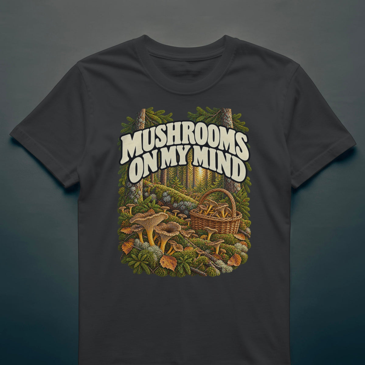 Mushrooms On My Mind - T-shirt - Rather Be In Finland