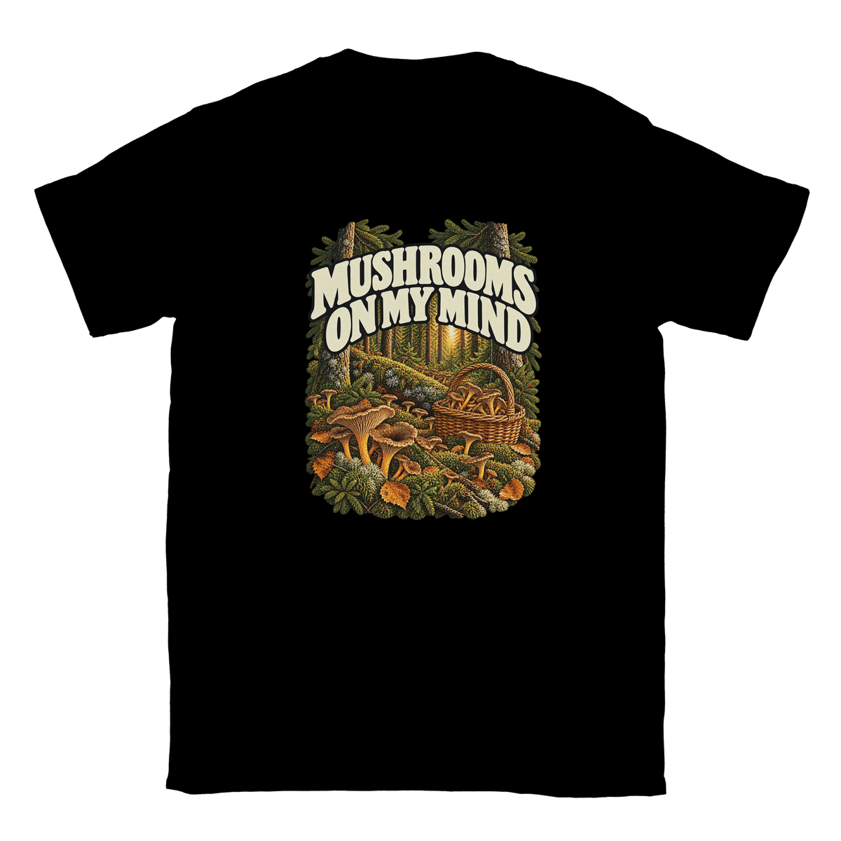 Mushrooms On My Mind - T-shirt - Rather Be In Finland