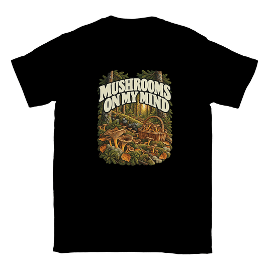 Mushrooms On My Mind - T-shirt - Rather Be In Finland