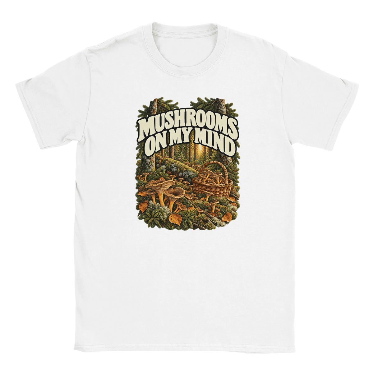 Mushrooms On My Mind - T-shirt - Rather Be In Finland