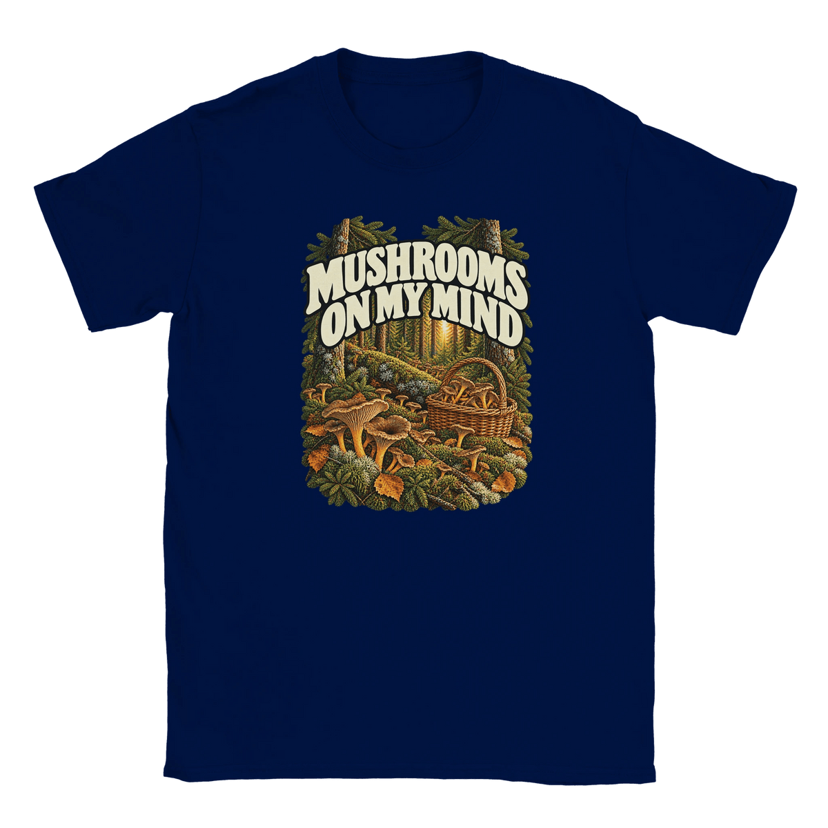 Mushrooms On My Mind - T-shirt - Rather Be In Finland