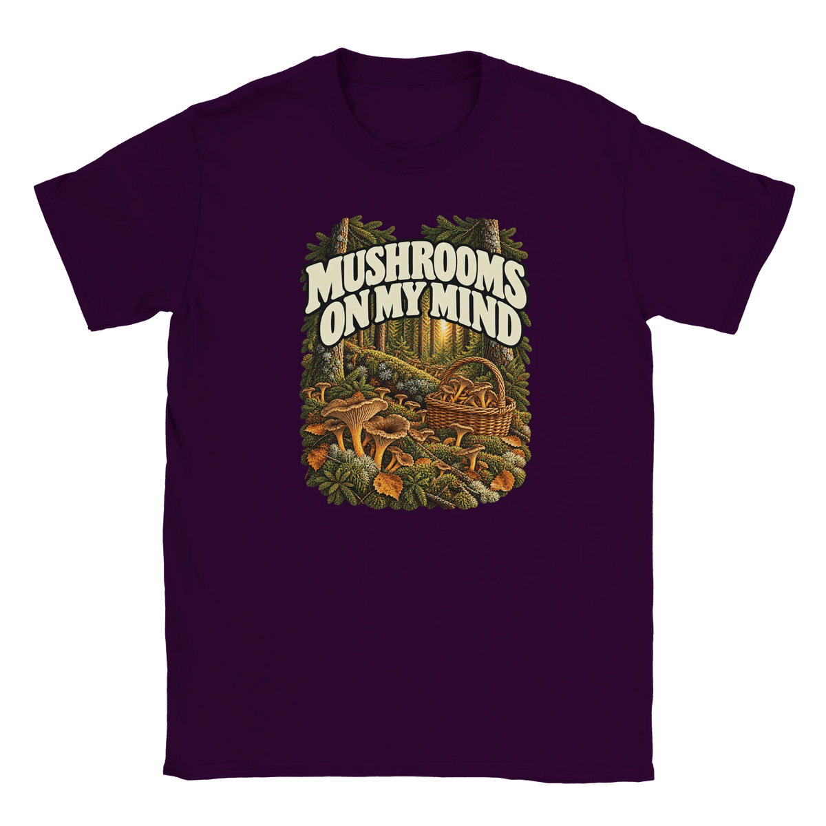 Mushrooms On My Mind - T-shirt - Rather Be In Finland
