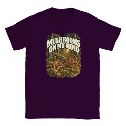 Mushrooms On My Mind - T-shirt - Rather Be In Finland