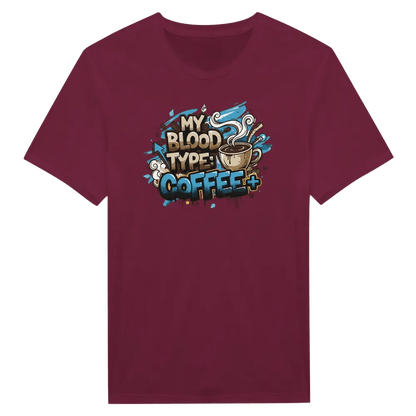 My Blood Type: Coffee+ - T-shirt - Rather Be In Finland