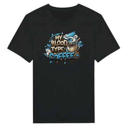 My Blood Type: Coffee+ - T-shirt - Rather Be In Finland