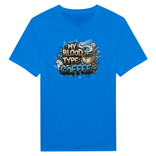 My Blood Type: Coffee+ - T-shirt - Rather Be In Finland