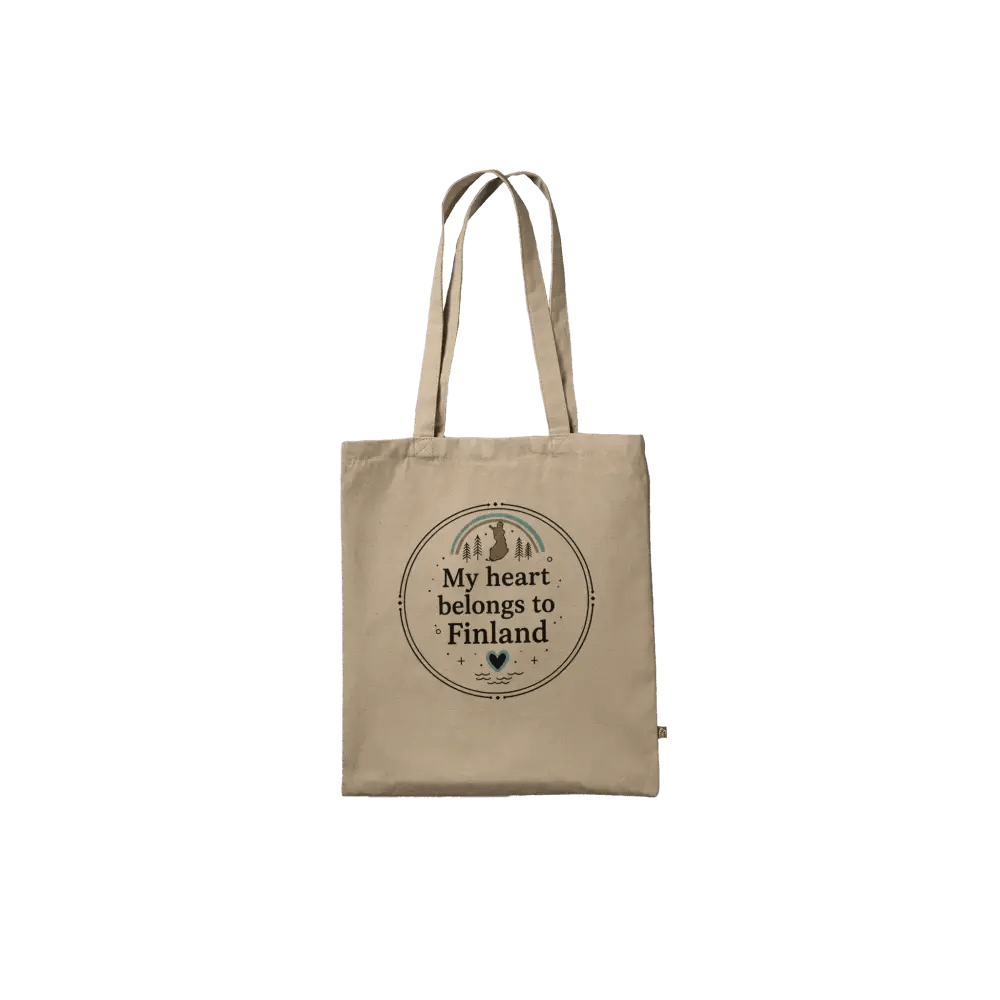 My Heart Belongs to Finland - Premium Tote Bag - Rather Be In Finland