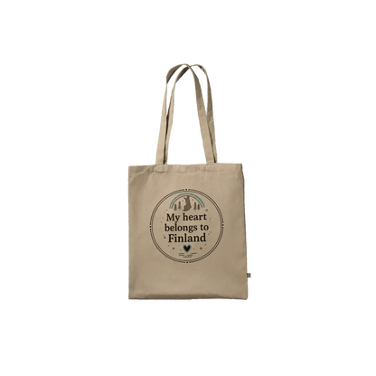My Heart Belongs to Finland - Premium Tote Bag - Rather Be In Finland