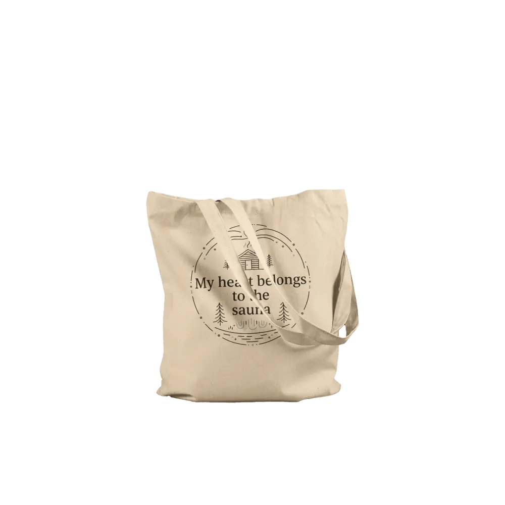 My Heart Belongs to the Sauna - Premium Tote Bag - Rather Be In Finland