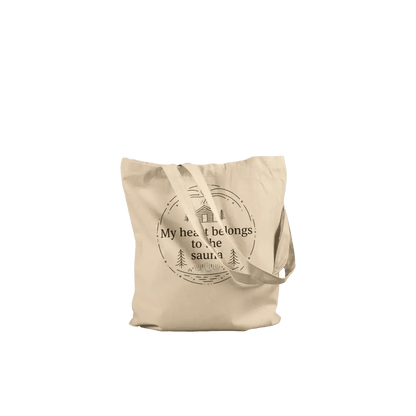 My Heart Belongs to the Sauna - Premium Tote Bag - Rather Be In Finland