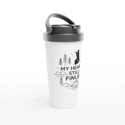 My Heart Is Still In Finland - Stainless Steel Travel Mug - Rather Be In Finland