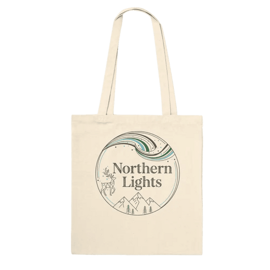 Northern Lighst Design - Premium Tote Bag - Rather Be In Finland