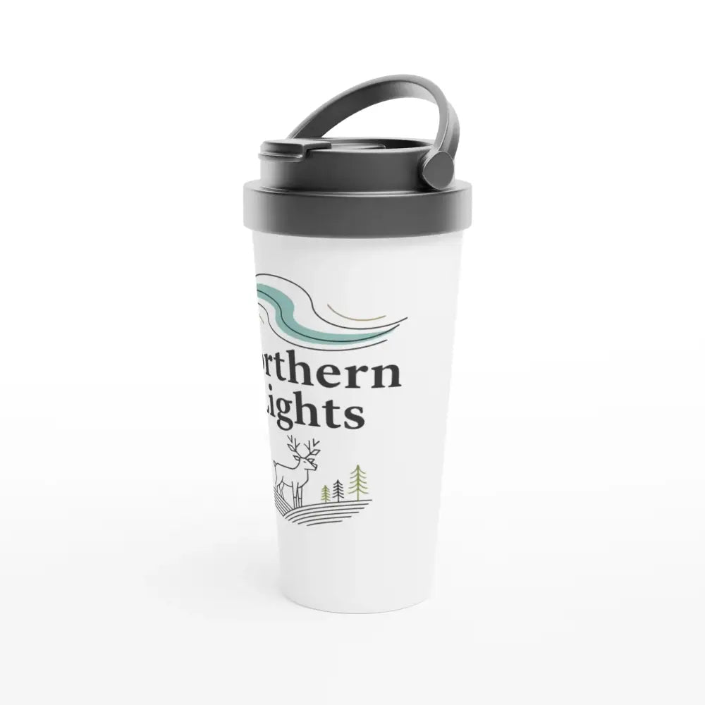 Northern Lights - Finnish Stainless Steel Travel Mug - Rather Be In Finland