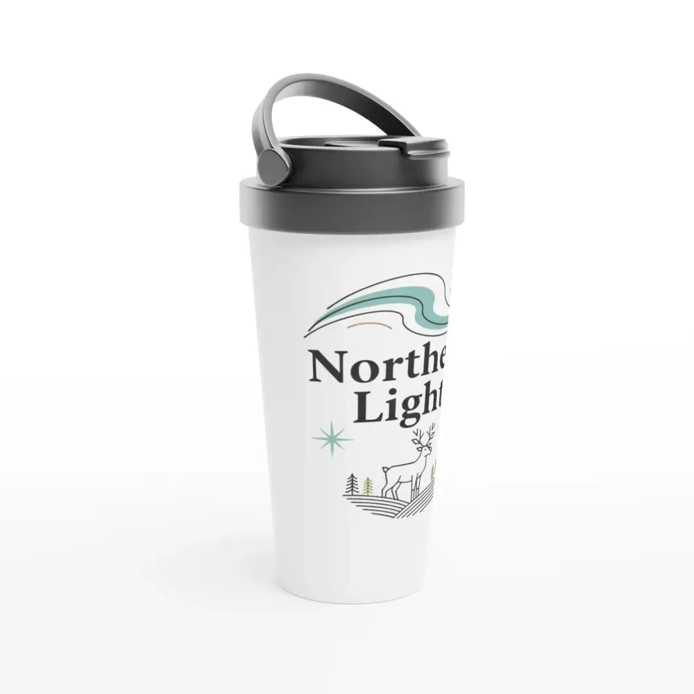 Northern Lights - Finnish Stainless Steel Travel Mug - Rather Be In Finland