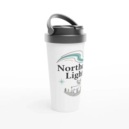Northern Lights - Finnish Stainless Steel Travel Mug - Rather Be In Finland