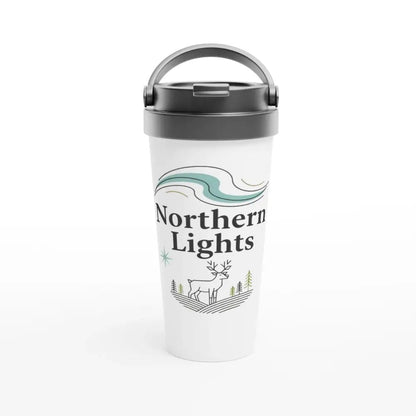 Northern Lights - Finnish Stainless Steel Travel Mug - Rather Be In Finland