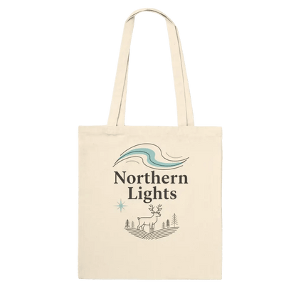 Northern Lights - Premium Finnish Tote Bag - Rather Be In Finland