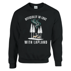 Photo du produit : sweat-shirt au motif « Officially In Love With Lapland » de Rather Be in Finland
