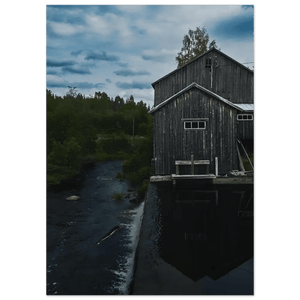 Tuotekuva: juliste, painatuksena Old Finnish Watermill by the River (Rather Be in Finland)